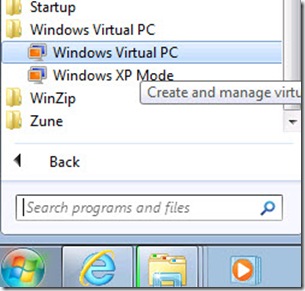 04_Windows Virual PC Shortcut